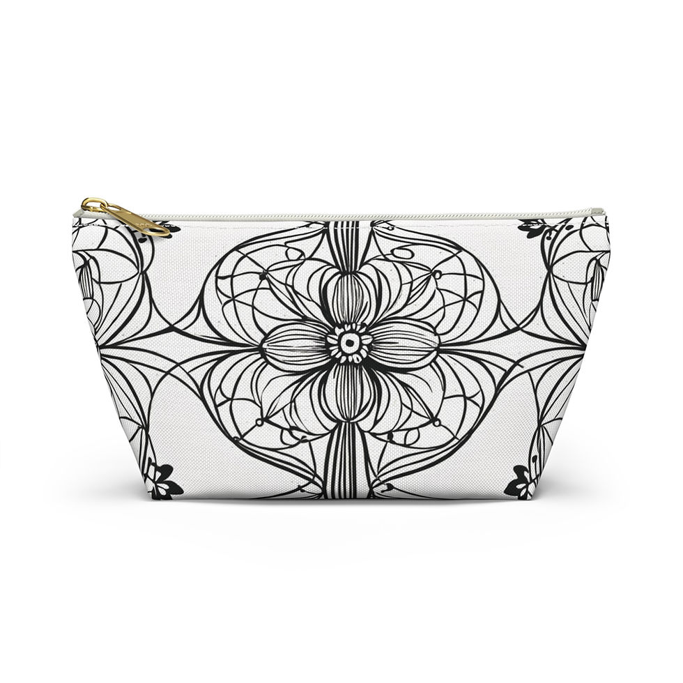 Thumbnail: Elegant Mandala Accessory Pouch | Travel Organizer, Gift for Her, Art Supplies