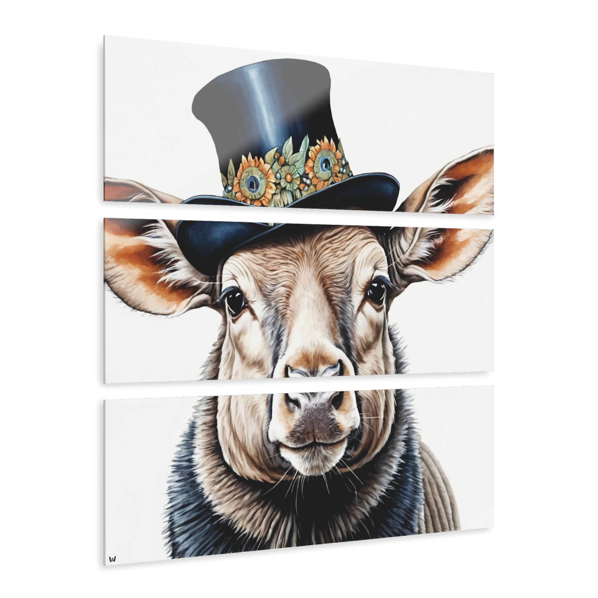 Sheep Acrylic Tri-Print, | Animal Art, Wall Art, Home Decor