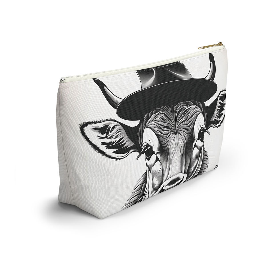 Thumbnail: Bull Accessory Pouch | Farmhouse Decor | Gift for Animal Lovers