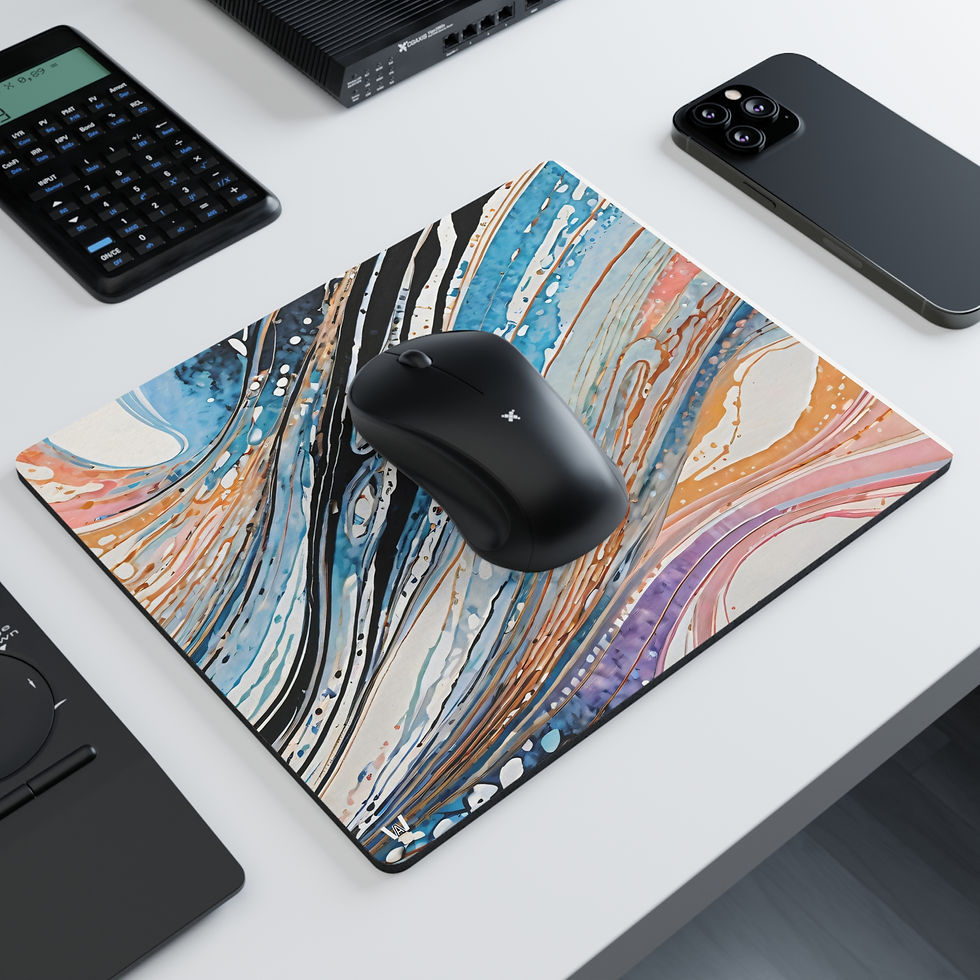 Thumbnail: Abstract Ocean Flow Mouse Pad 