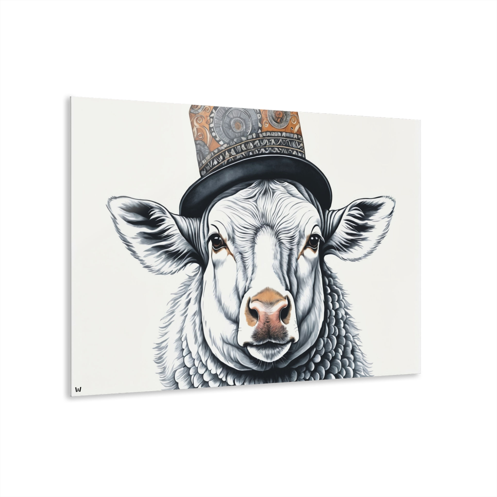 Whimsical Sheep Acrylic Print | Farmhouse Decor