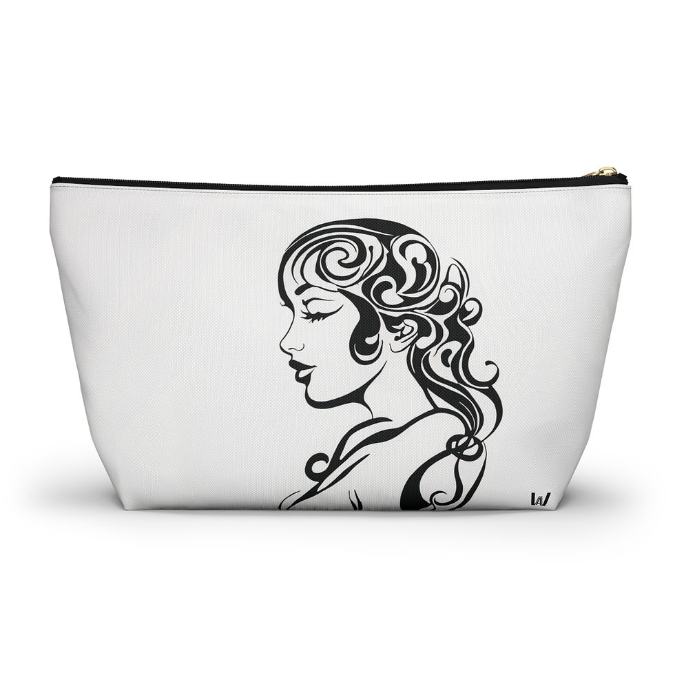 Thumbnail: Elegant Women's Accessory Pouch | Travel Bag, Essentials Pouch, Toiletries Bag