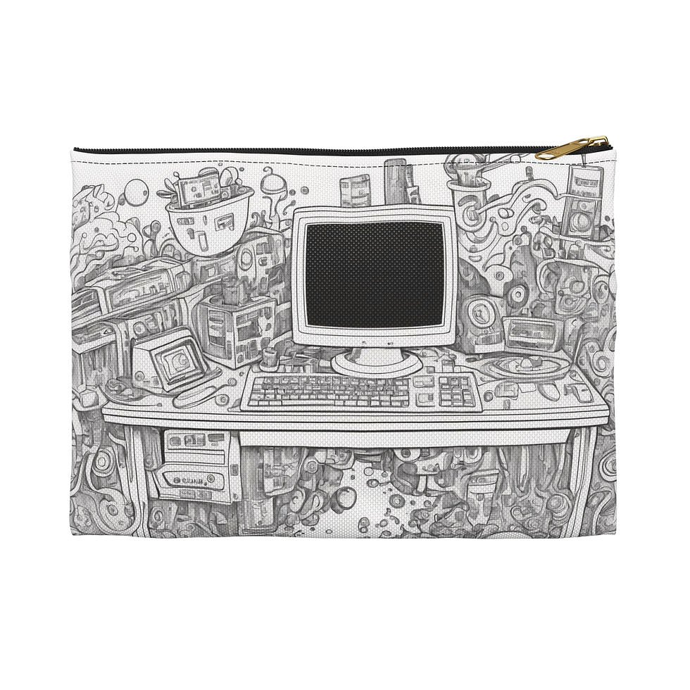 Thumbnail: Tech Accessory Pouch | Geek Gift, Organizer Bag, Gadget Holder, Storage Solution