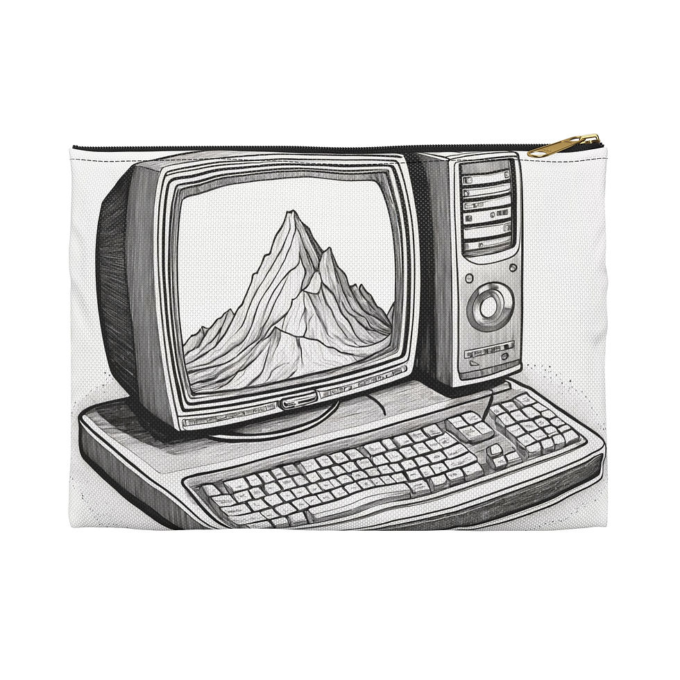 Thumbnail: Computer Accessory Pouch | Tech Bag, Gift for Gamers, Pencil Case