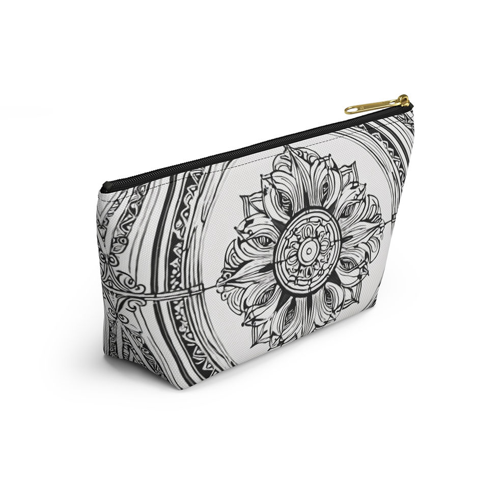 Thumbnail: Mandala Floral Accessory Pouch for Travel | Makeup Organizer, Stylish Storage