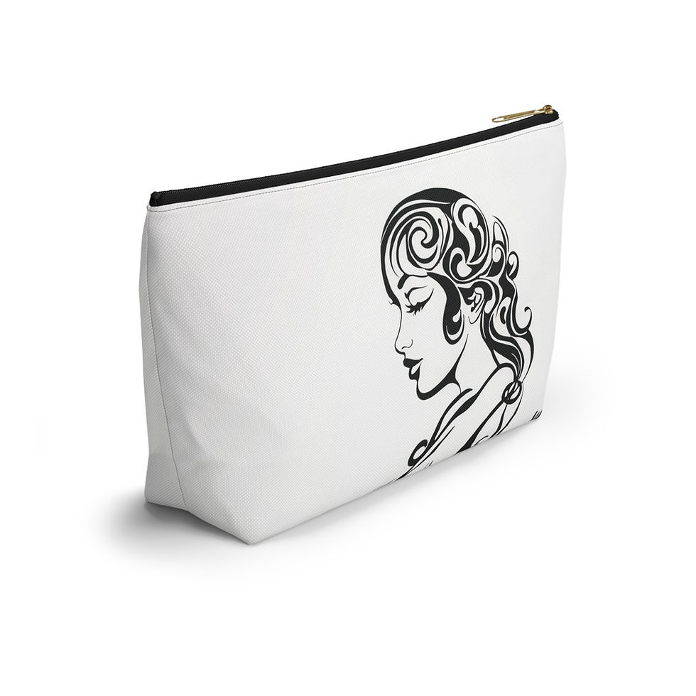 Thumbnail: Elegant Women's Accessory Pouch | Travel Bag, Essentials Pouch, Toiletries Bag
