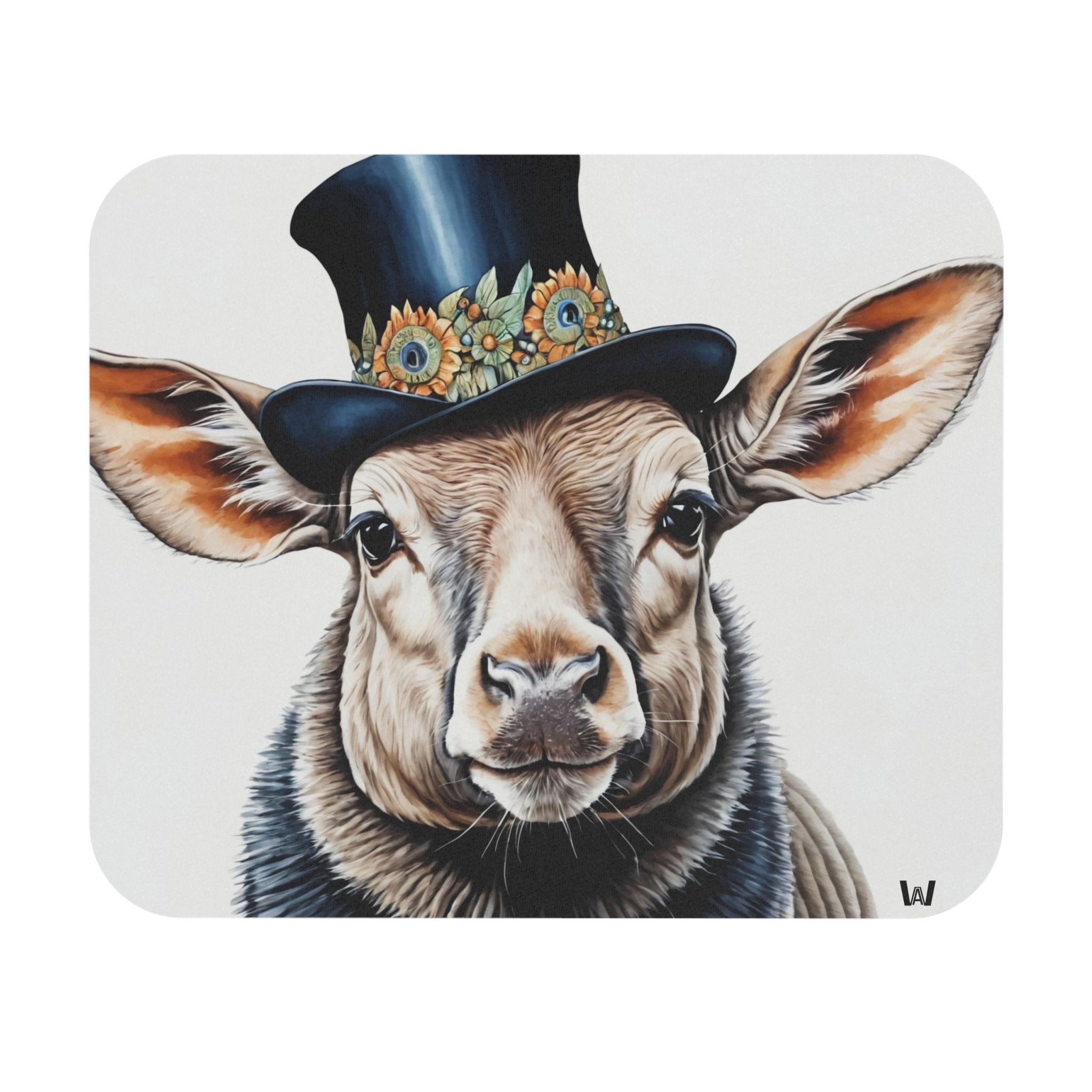 Fancy Sheep Mouse Pad | Whimsical Farm Animal Desk Mat