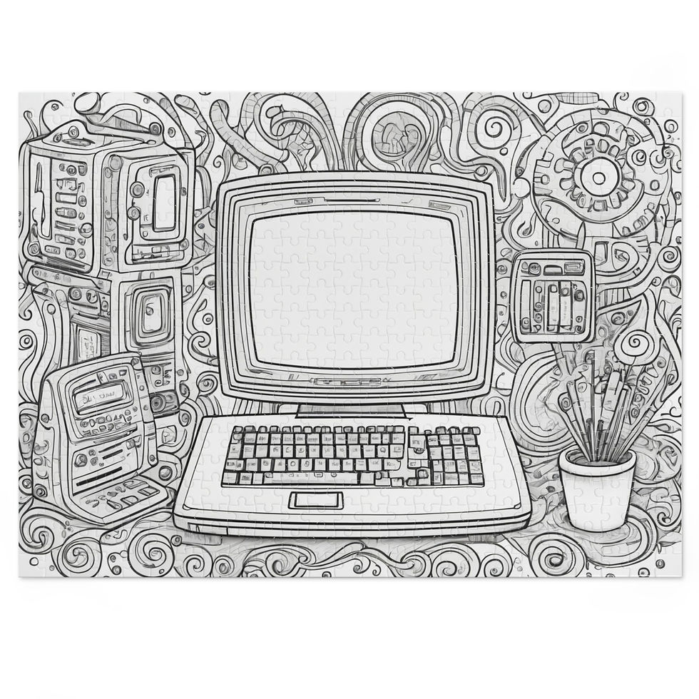 Thumbnail: Computer Jigsaw Puzzle with Tin