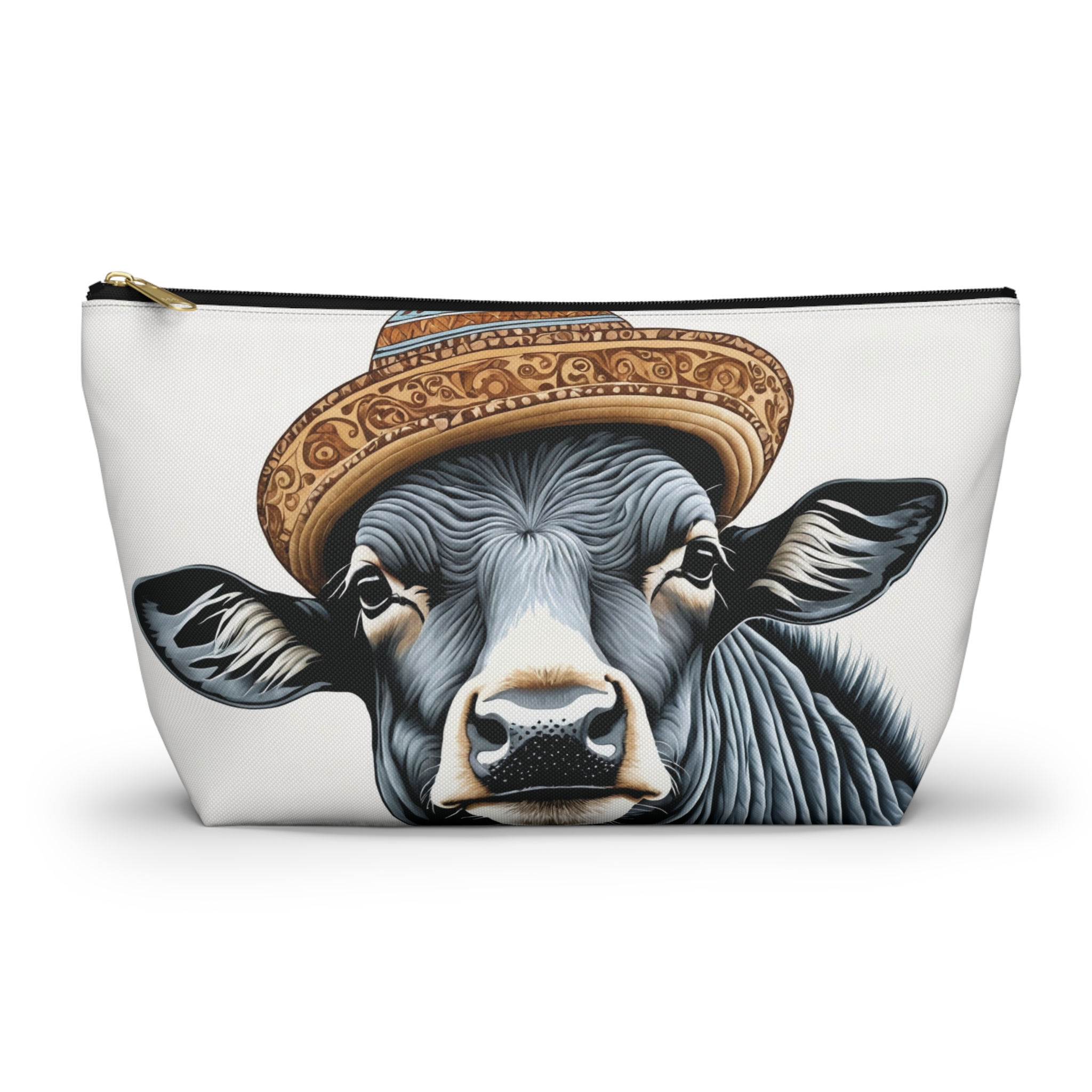 Cow Print Accessory Pouch | Gift for Farmers, Animal Lover Gift, Farmhouse Decor