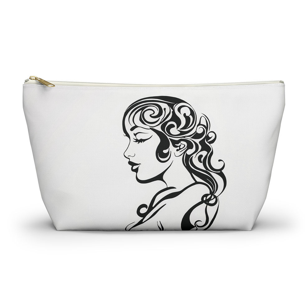 Thumbnail: Elegant Women's Accessory Pouch | Travel Bag, Essentials Pouch, Toiletries Bag