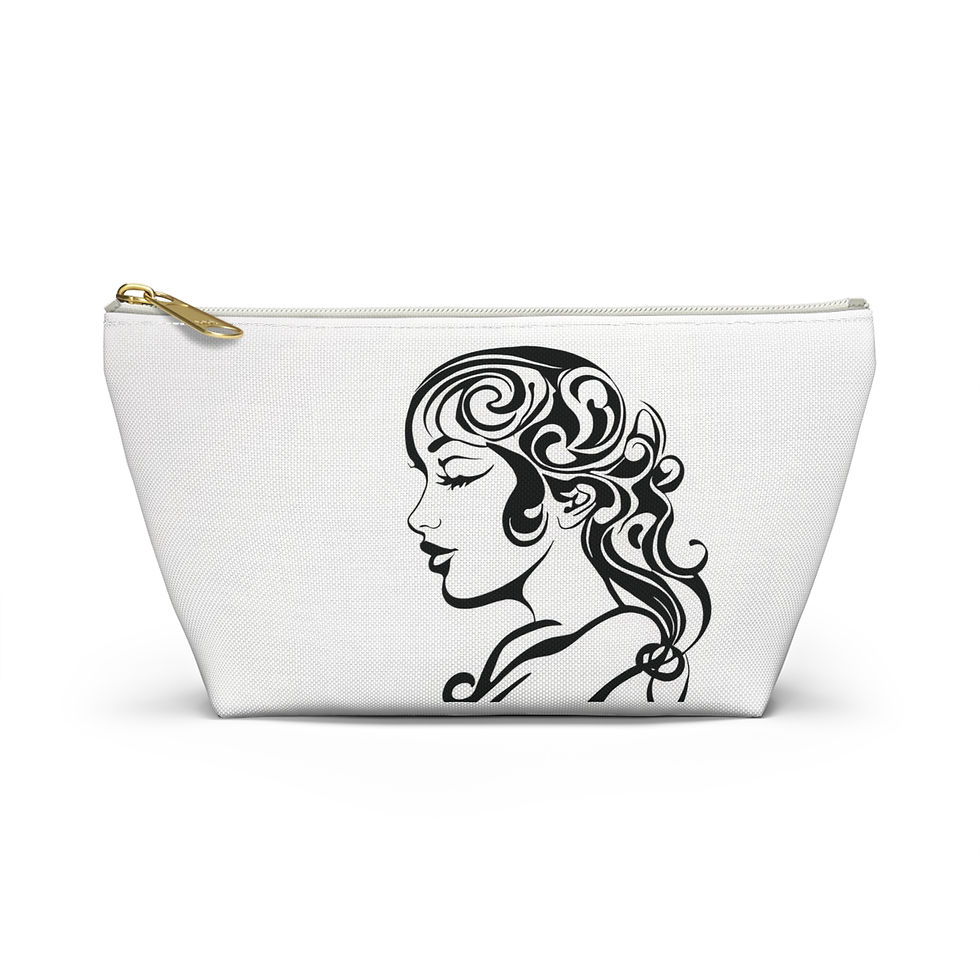 Thumbnail: Elegant Women's Accessory Pouch | Travel Bag, Essentials Pouch, Toiletries Bag