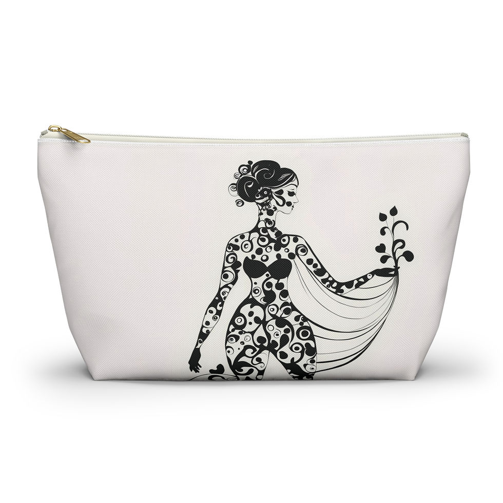 Thumbnail: Elegant Silhouette Accessory Makeup T-Bag | Travel Essentials, Stylish Pouch