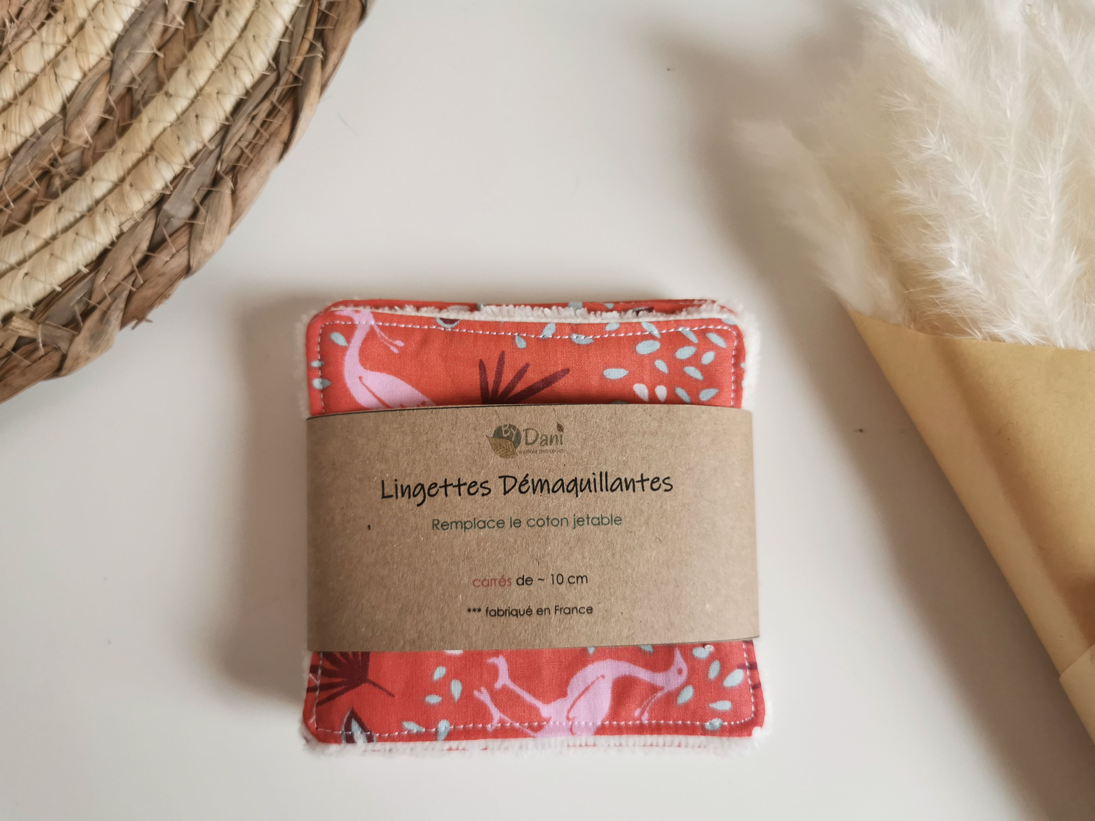 Lingettes démaquillantes lavables