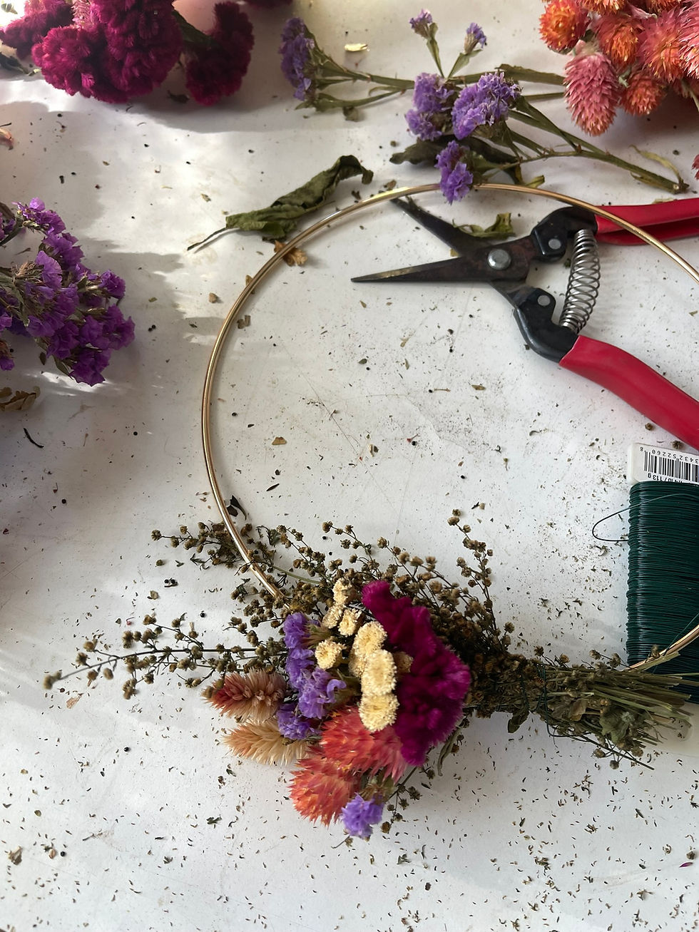 Thumbnail: BOHO Everlasting Wreath Workshop