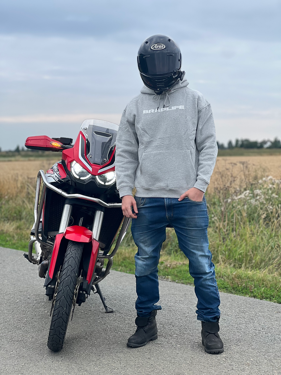 Thumbnail: Never Stop Dreaming Hoodie (Grey / Fitted)