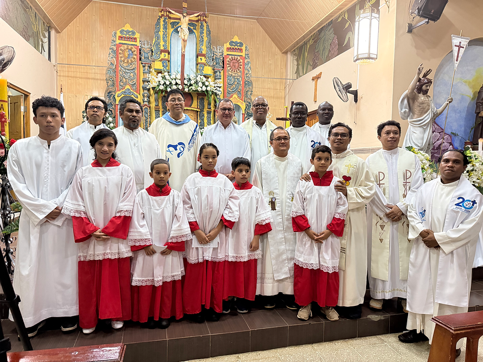 Última visita en Panamá: Parroquia San Francisco de Asís, Dolega