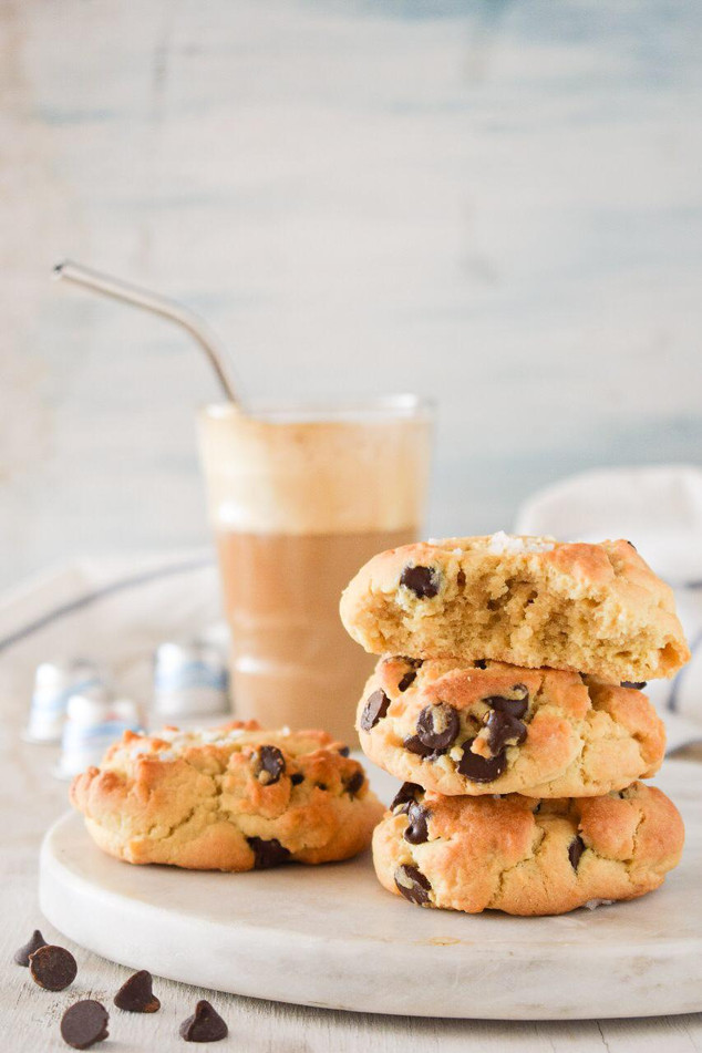 Galletas de vainilla con chips de chocolate