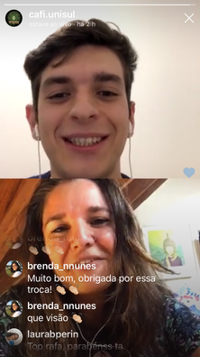 Bate-papo com futuros fisioterapeutas - Centro Acadêmico de Fisioterapia da Unisul-Tubarão/SC