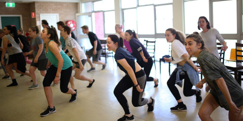 Regals "Rock of Ages" Rehearsals
