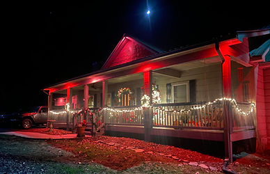 Custom outdoor lighting on Brett Jones Law Office