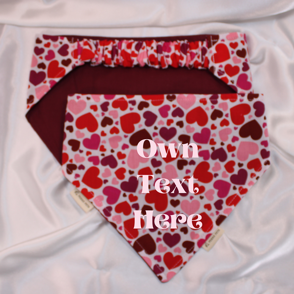 Thumbnail: Scattered Hearts Stretchy Bandana