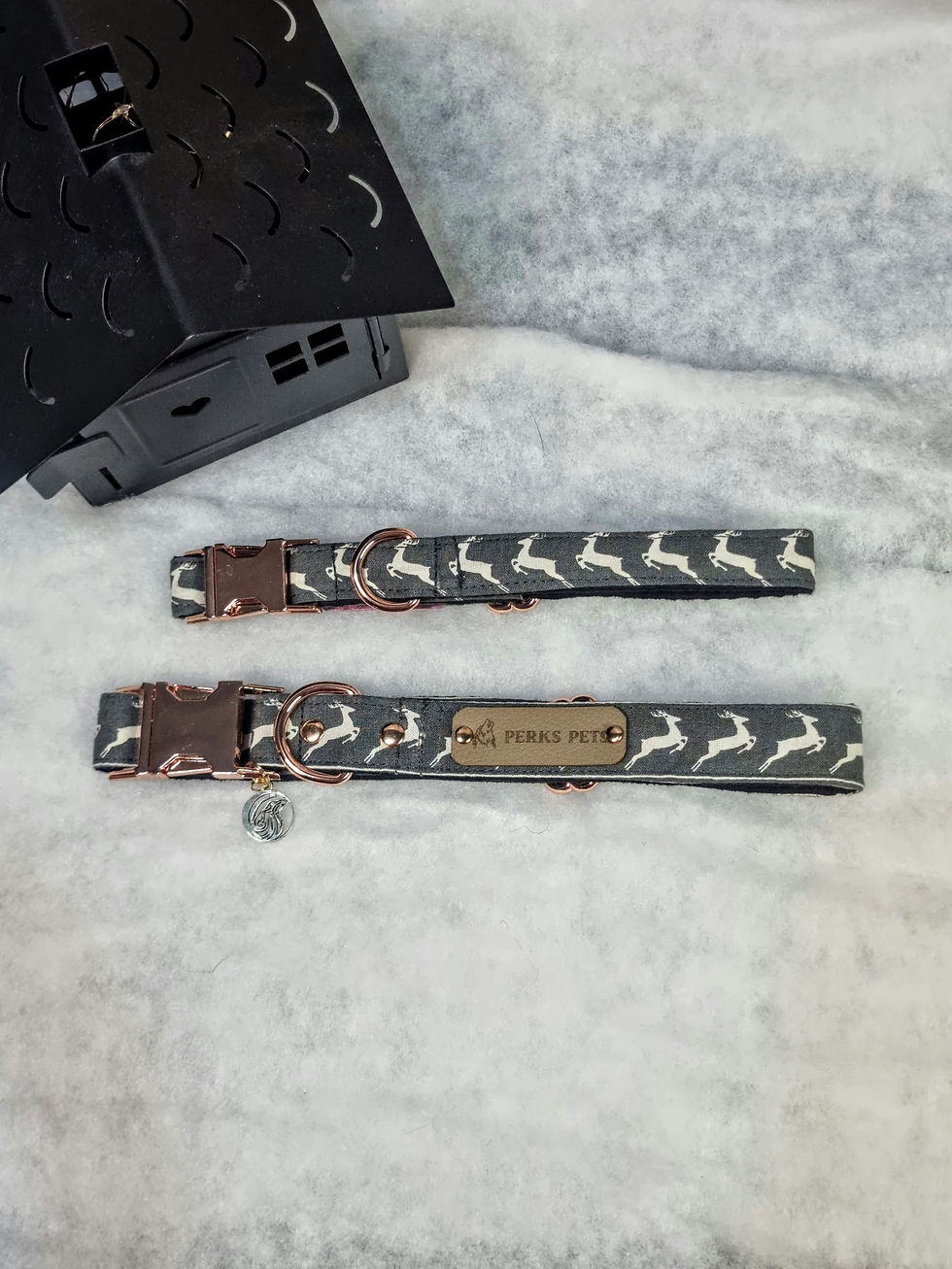 Thumbnail: Prancing Deer Adjustable Collar