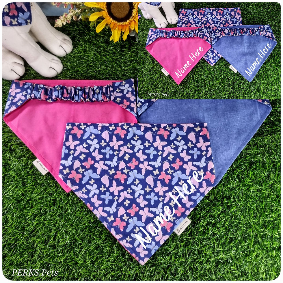 Thumbnail: Flurry of Butterflies Stretchy Bandana