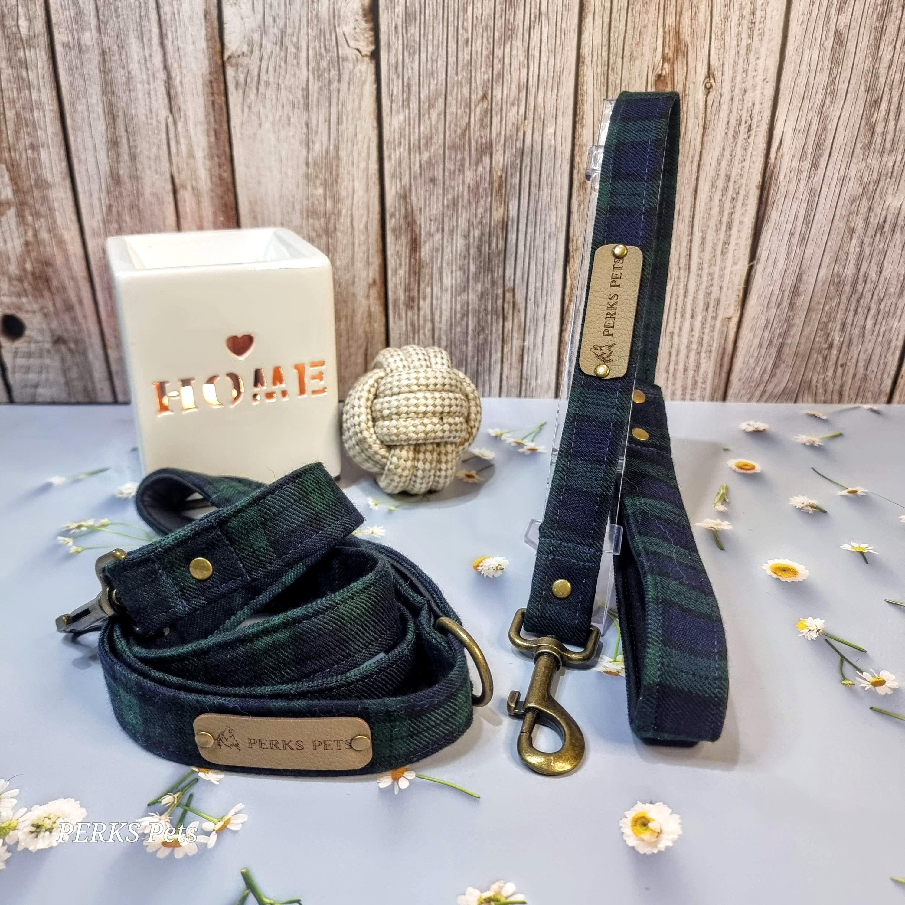 Black Watch Tartan Lead