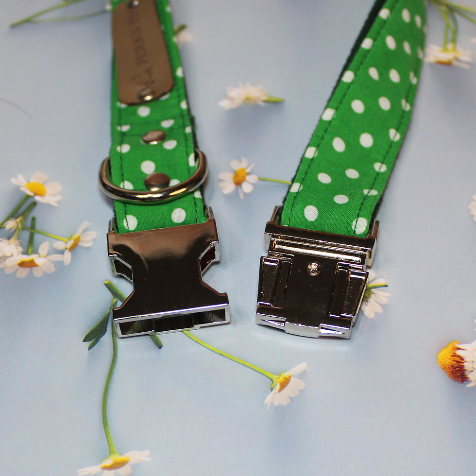 Thumbnail: Emerald Polka Adjustable Collar