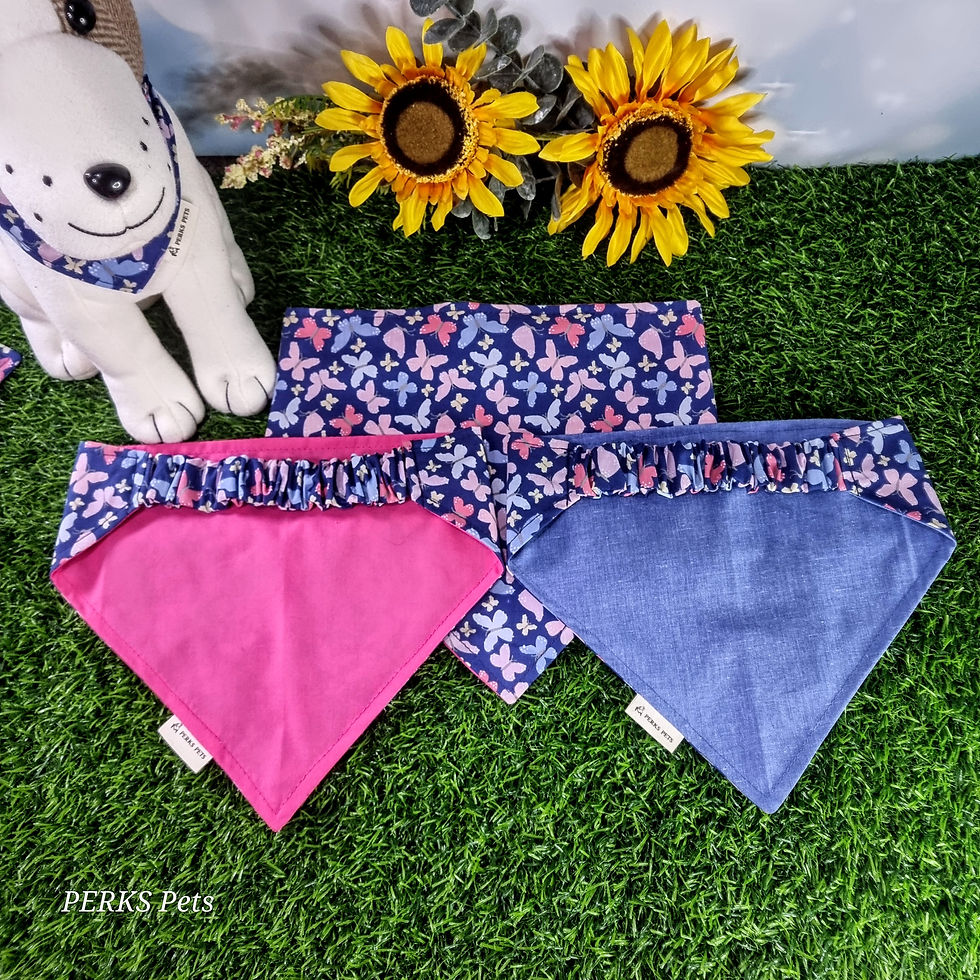 Thumbnail: Flurry of Butterflies Stretchy Bandana