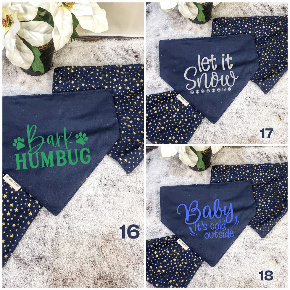 Thumbnail: Christmas Starry Night Stretchy Bandana