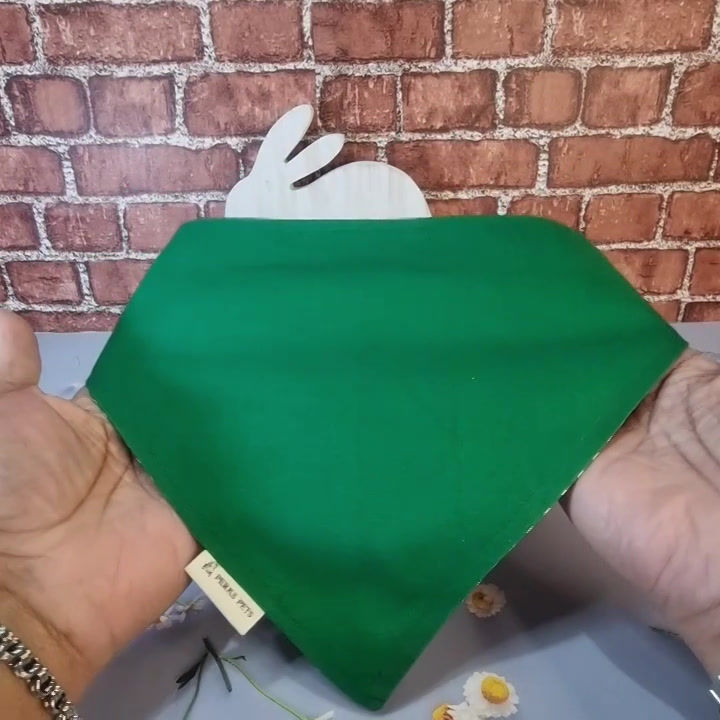 Thumbnail: Emerald Polka Stretchy Bandana