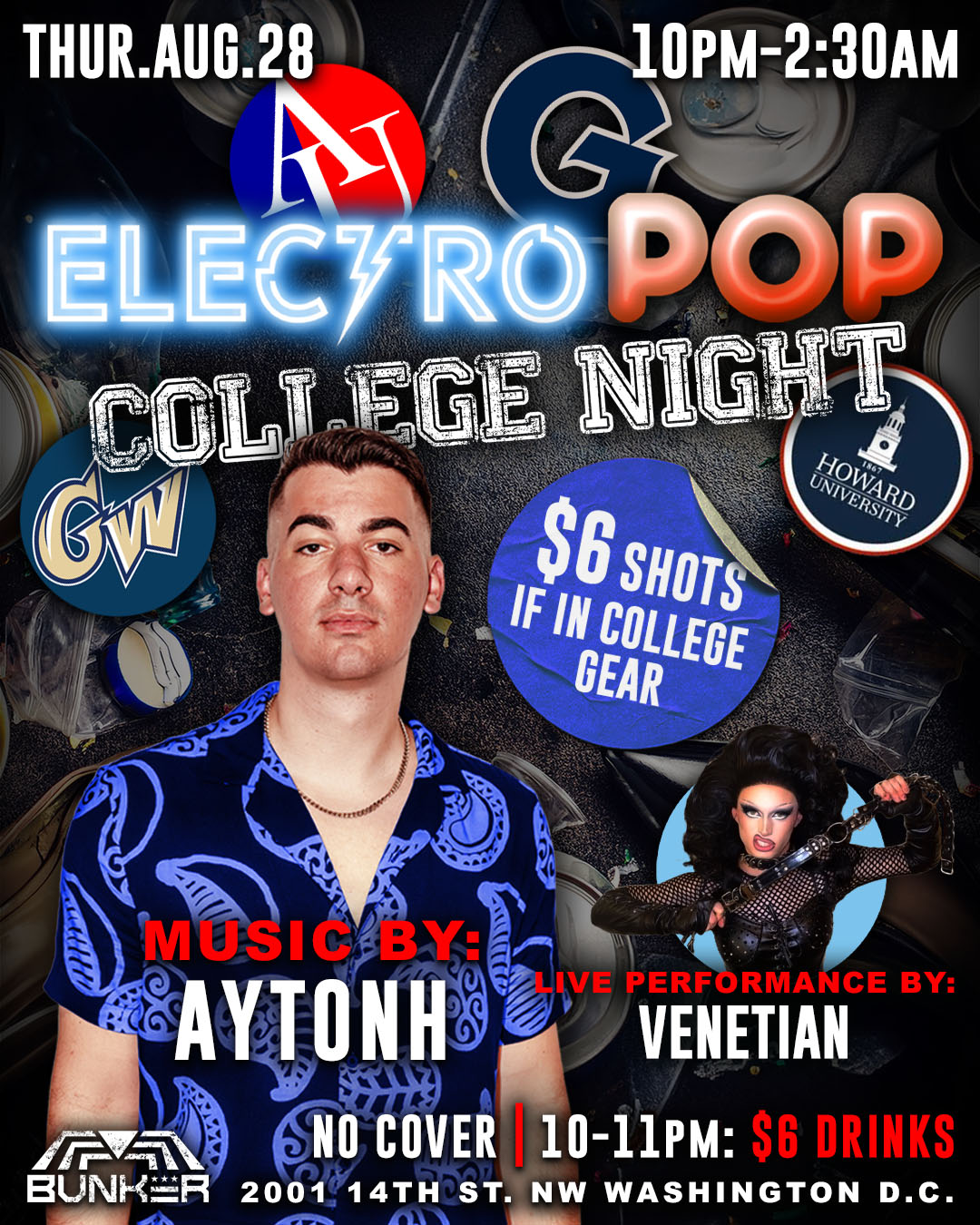 ElectroPop: College Night with AytonH