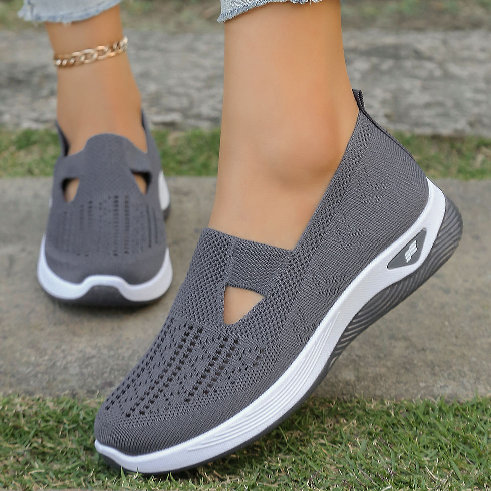 Miniatura: Women's Lightweight Mesh Slip-On Shoes – Everyday Comfort | Modavia Um