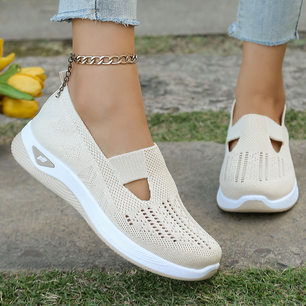 Miniatura: Women's Lightweight Mesh Slip-On Shoes – Everyday Comfort | Modavia Um