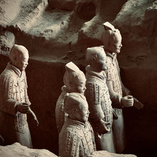 The Terracotta Army in Xi'an, China
