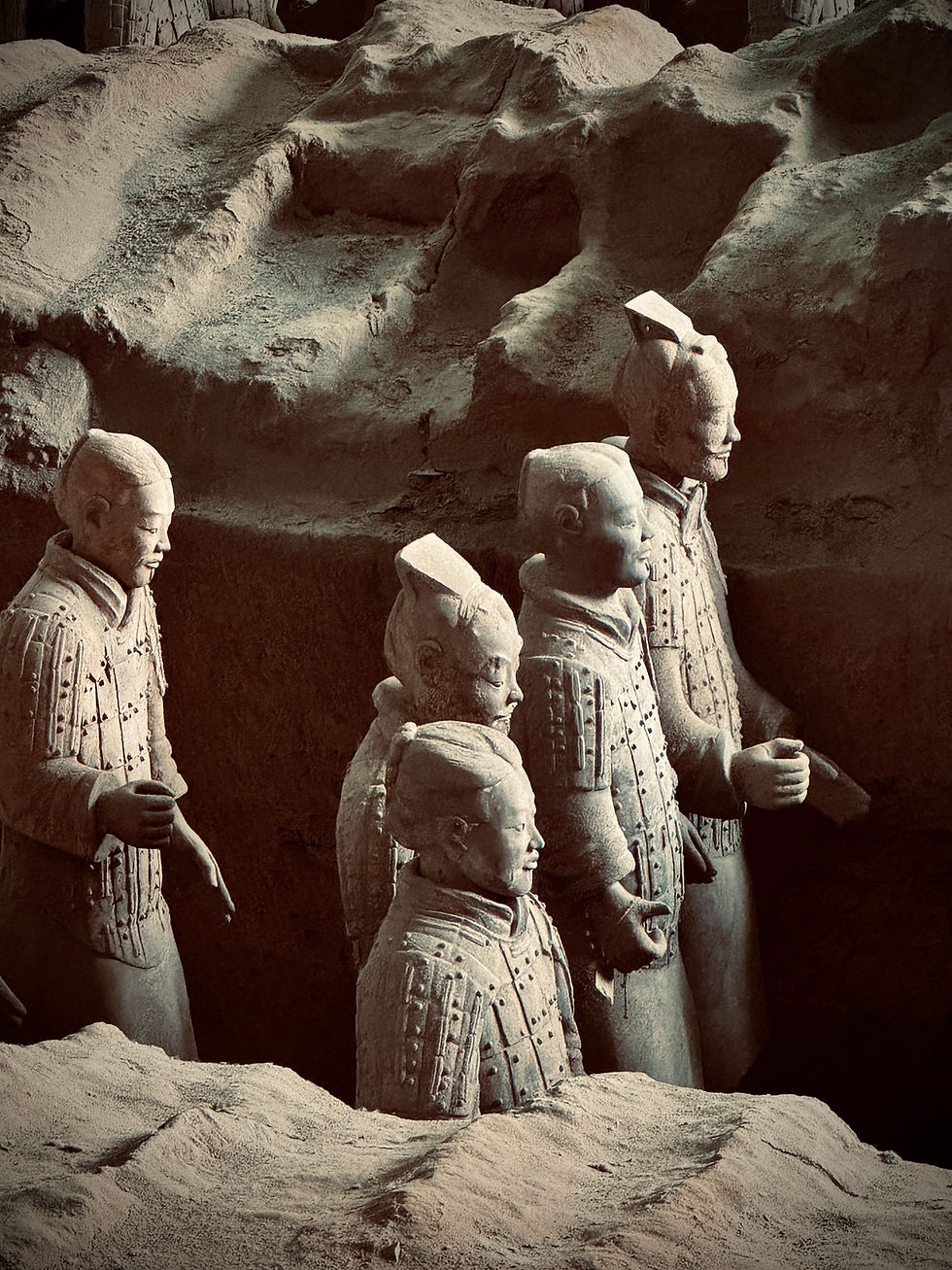 The Terracotta Army in Xi'an, China