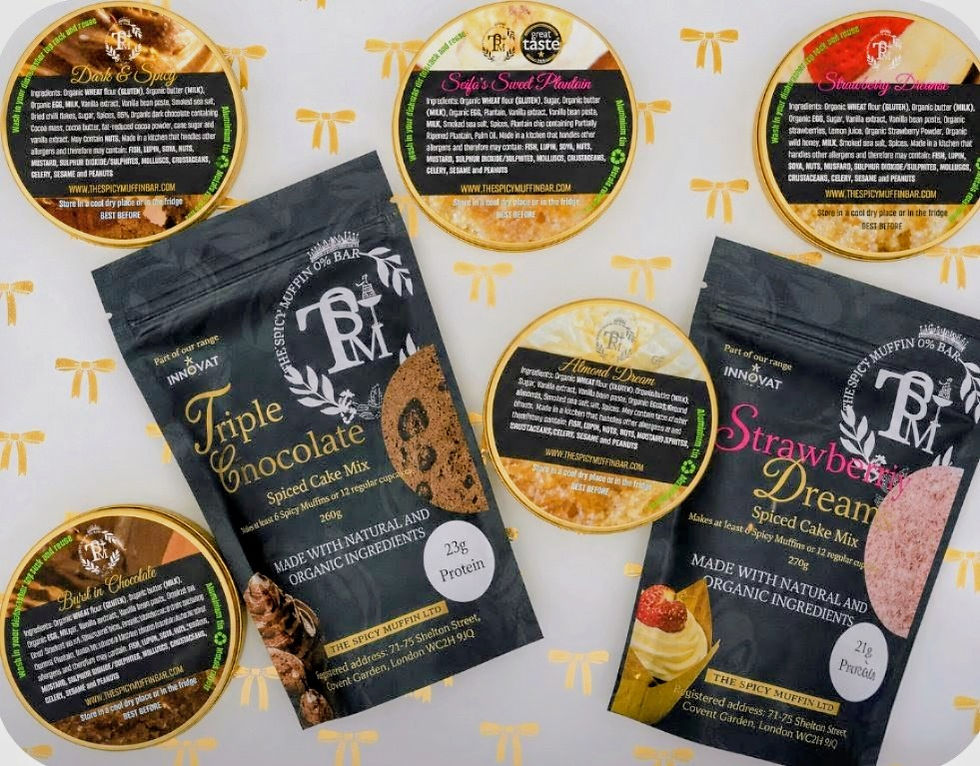 The Spicy Muffin Bar spiced cake tins and mix pouches