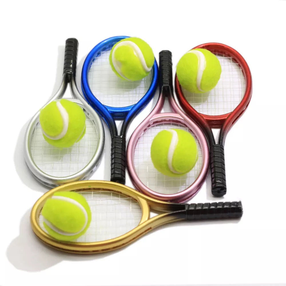 Mini Random color Tennis Racket with Ball - 1 set 