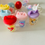 Thumbnail: Pearls filled Character cups with lid DYI key chains set of 12