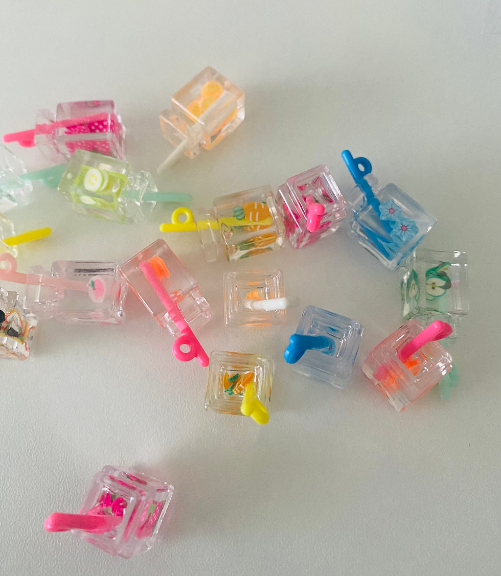 Thumbnail: Mini Fruit drink juice box with straw set of 10 