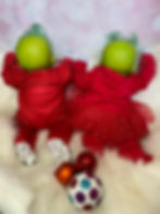 Thumbnail: Grinch doll, reborn, baby, twins, cute Christmas gift, Mr. Grinch, festive, OOAK