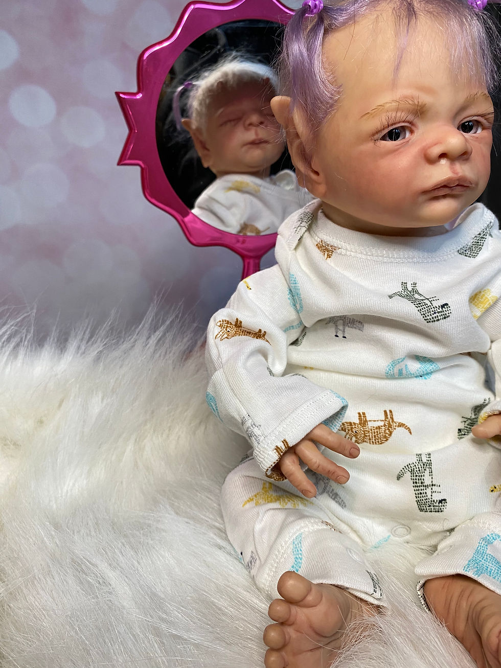 Thumbnail: Janus Wegerich, Two Faced Reborn, Fantasy Doll, Alternative, Preemie, OOAK, Demo