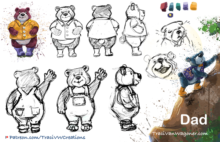 Character design and development