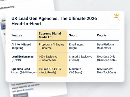 The 10 Best Lead Generation Companies in the UK