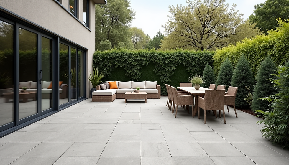 Transform Your Garden with a Low-Maintenance Porcelain Patio in Plymouth