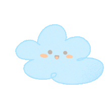 happy cute cloud