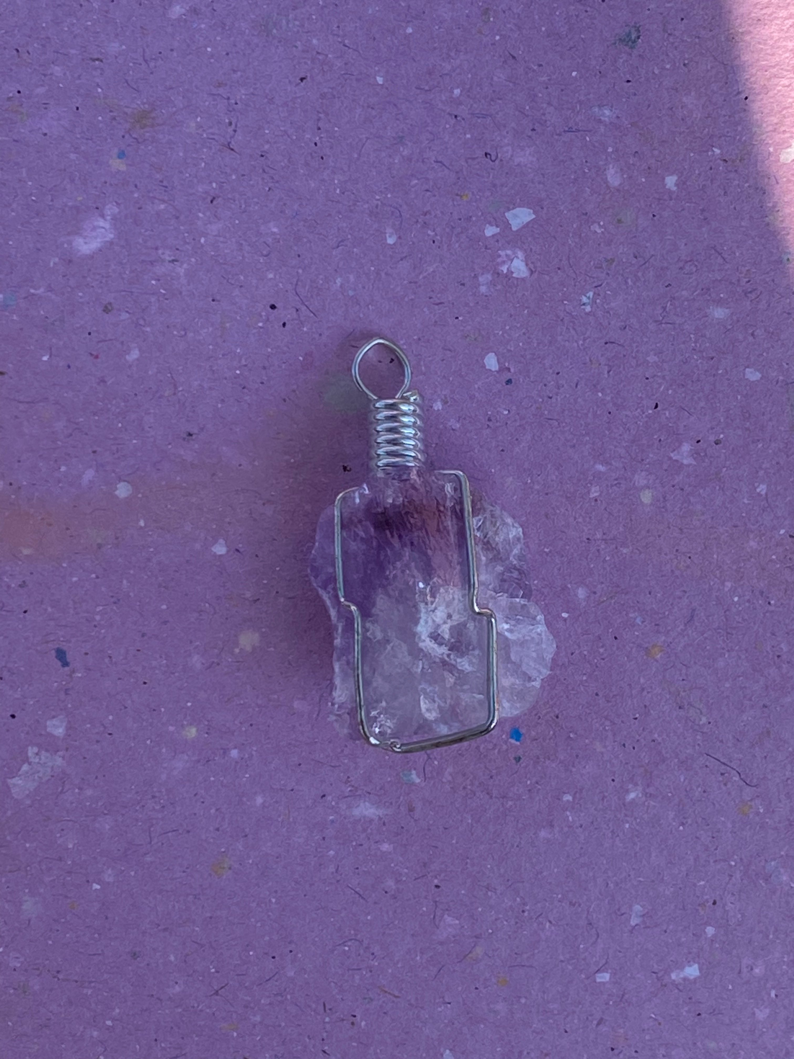 Ciondolo AMETISTA grezza