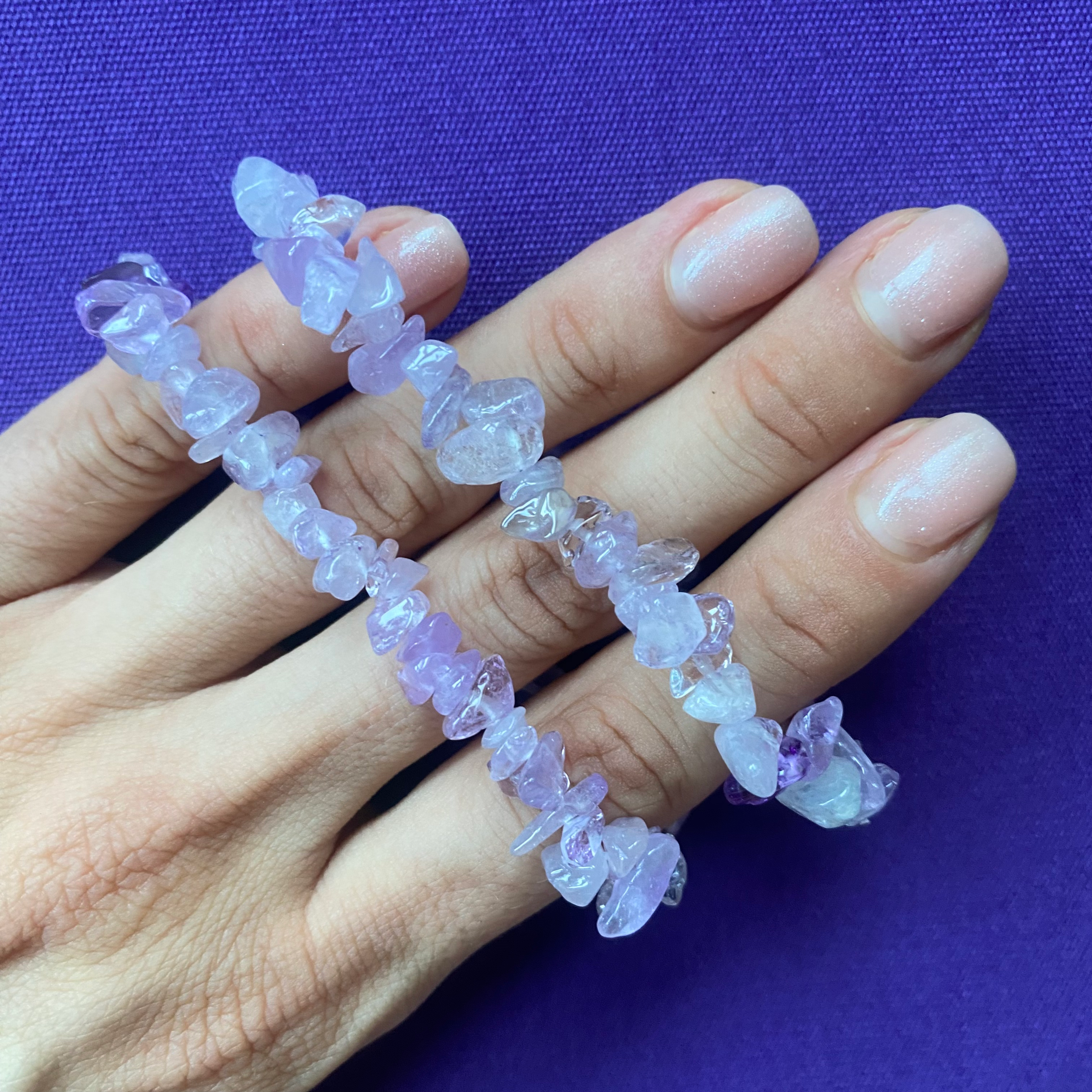 Bracciale chips AMETISTA LAVANDA