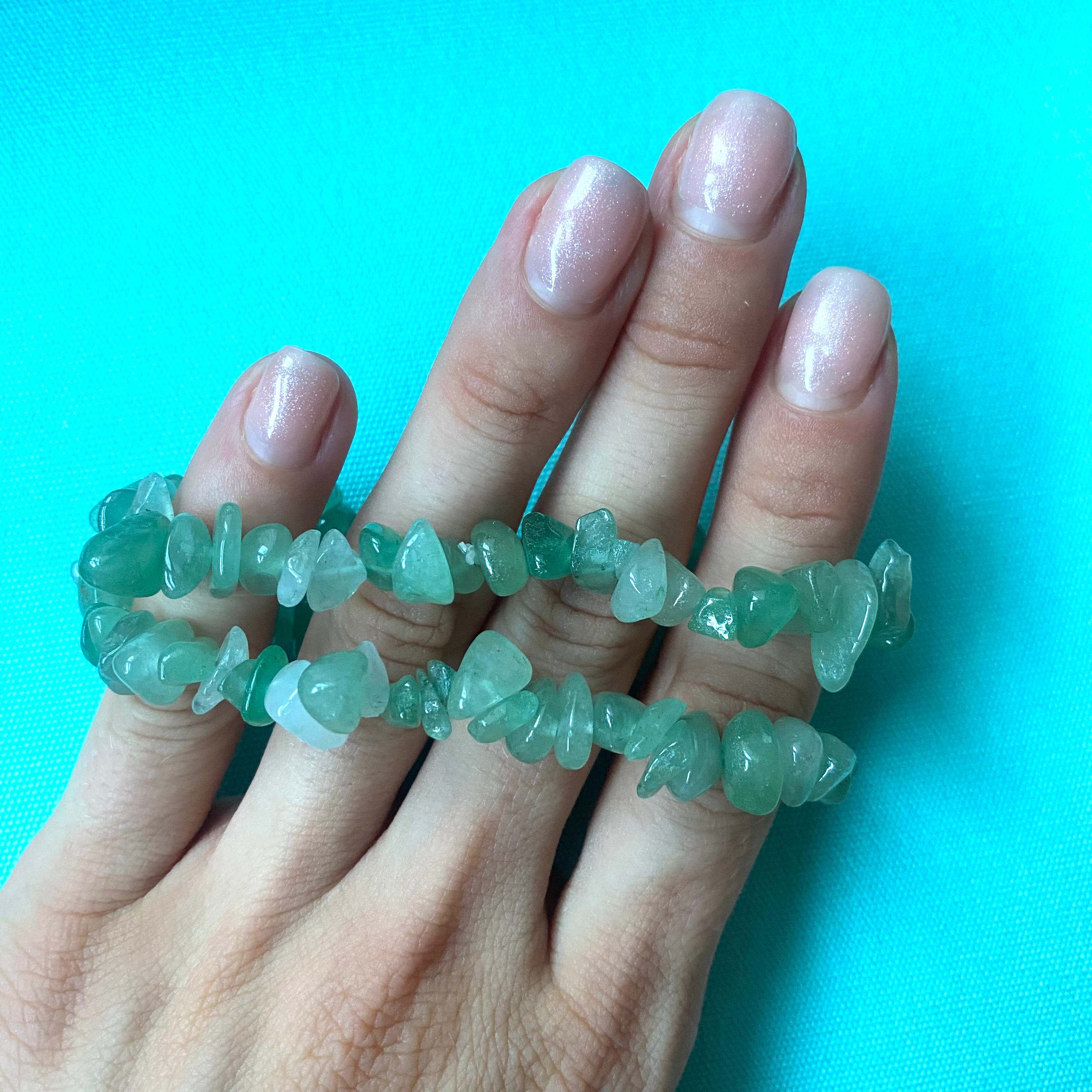 Bracciale chips AVVENTURINA VERDE